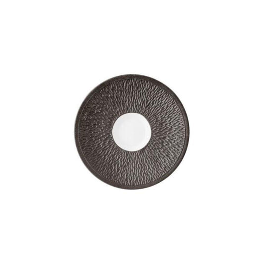 Mineral Irise Black Espresso Saucer by Raynaud