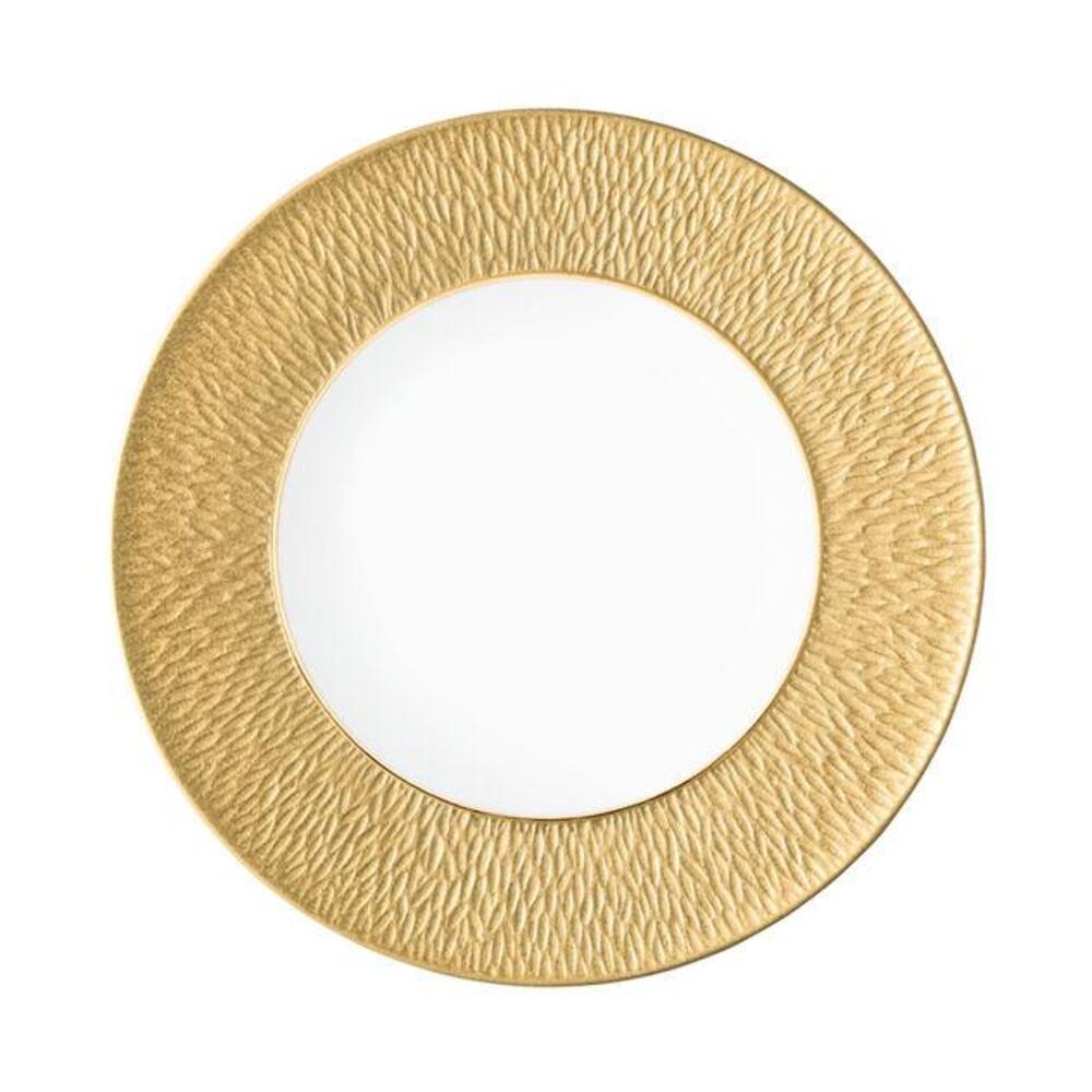 Mineral Irise Gold Gold Gold Yellow Dinner Plate by Raynaud