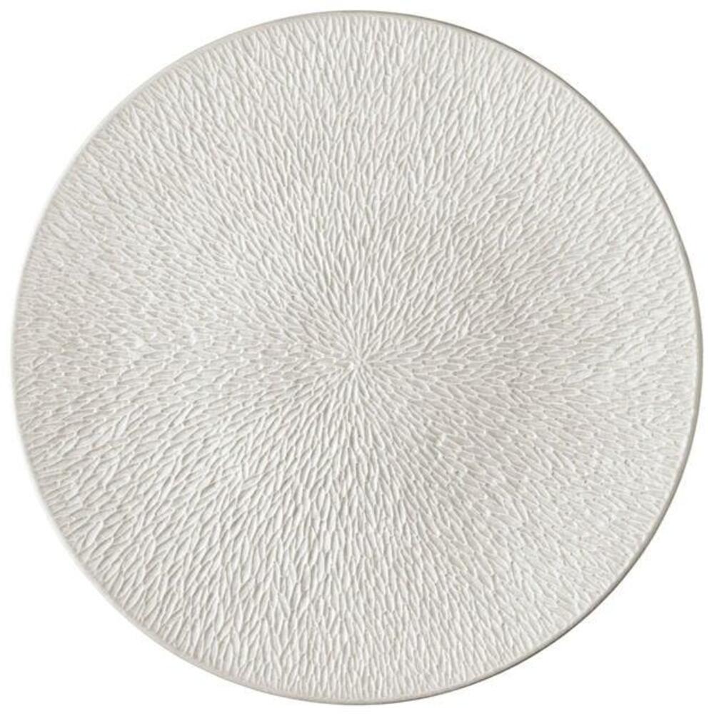 Mineral Irise Pearl Grey 12.5" Dia Buffet Plate by Raynaud
