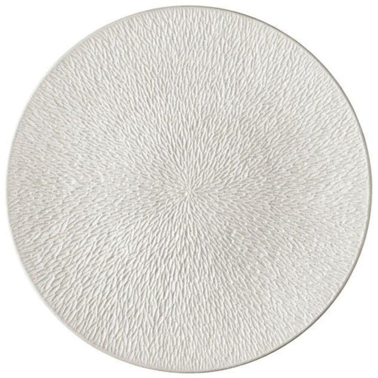 Mineral Irise Pearl Grey 12.5" Dia Buffet Plate by Raynaud