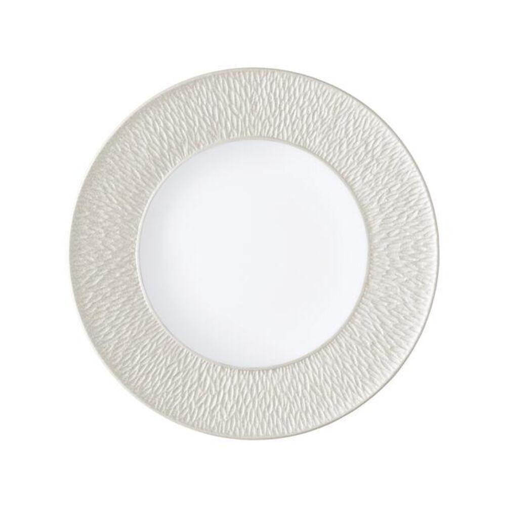 Mineral Irise Pearl Grey Plate Flat by Raynaud