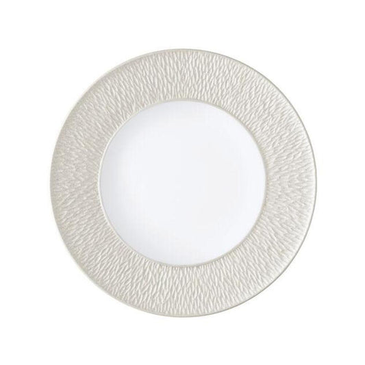 Mineral Irise Pearl Grey Plate Flat by Raynaud