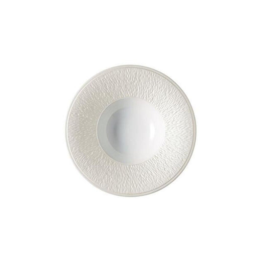 Mineral Irise Pearl Grey Soup Plate by Raynaud