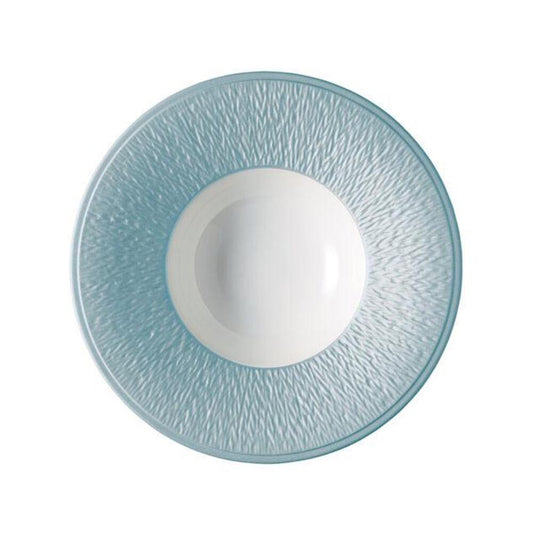 Mineral Irise Sky Blue Soup Plate by Raynaud