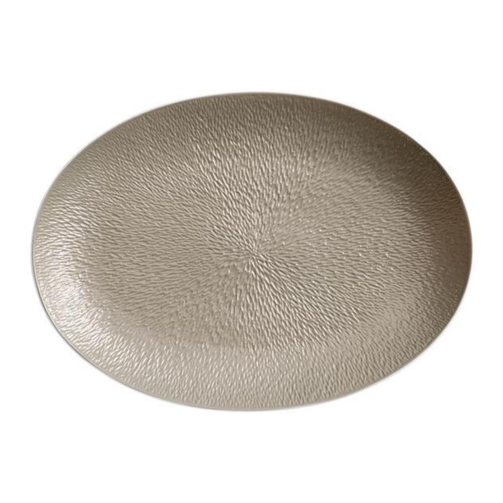 Mineral Irise Warm Grey 14.25" x 10.25" Platter by Raynaud