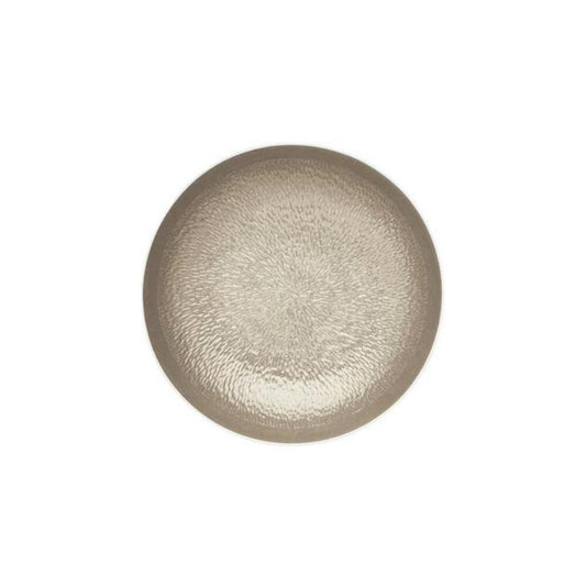 Mineral Irise Warm Grey Breakfast Plate Deep by Raynaud