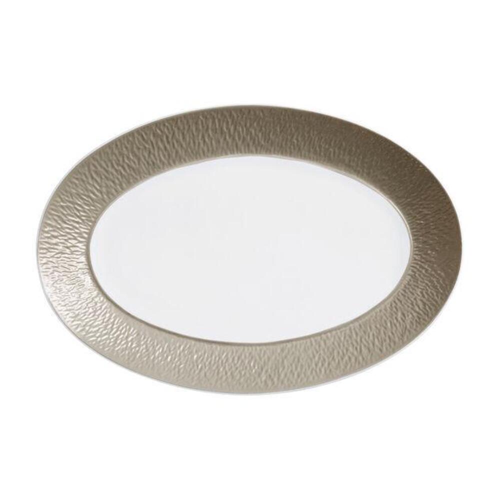 Mineral Irise Warm Grey Platter by Raynaud