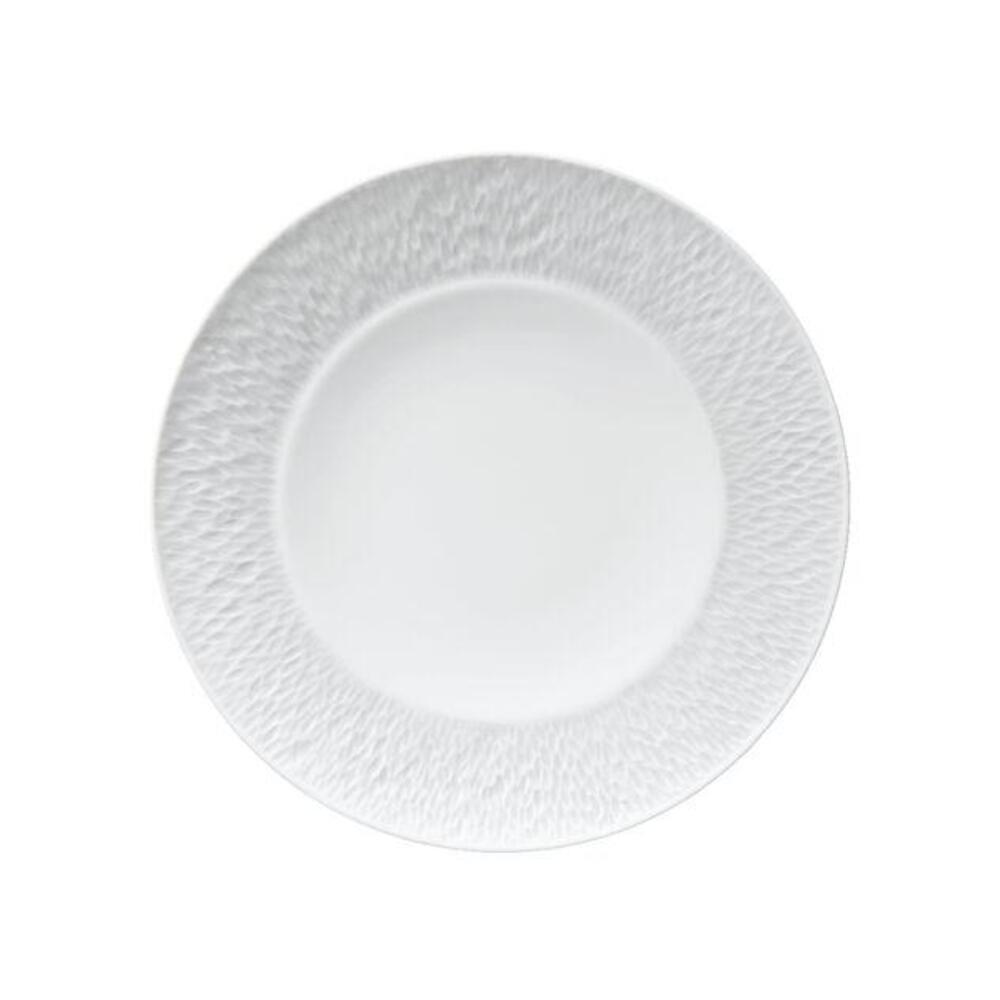 Mineral White Dessert Plate by Raynaud