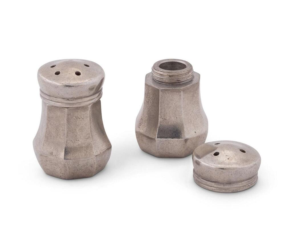 Mini Pewter Salt and Pepper by Vagabond House 2