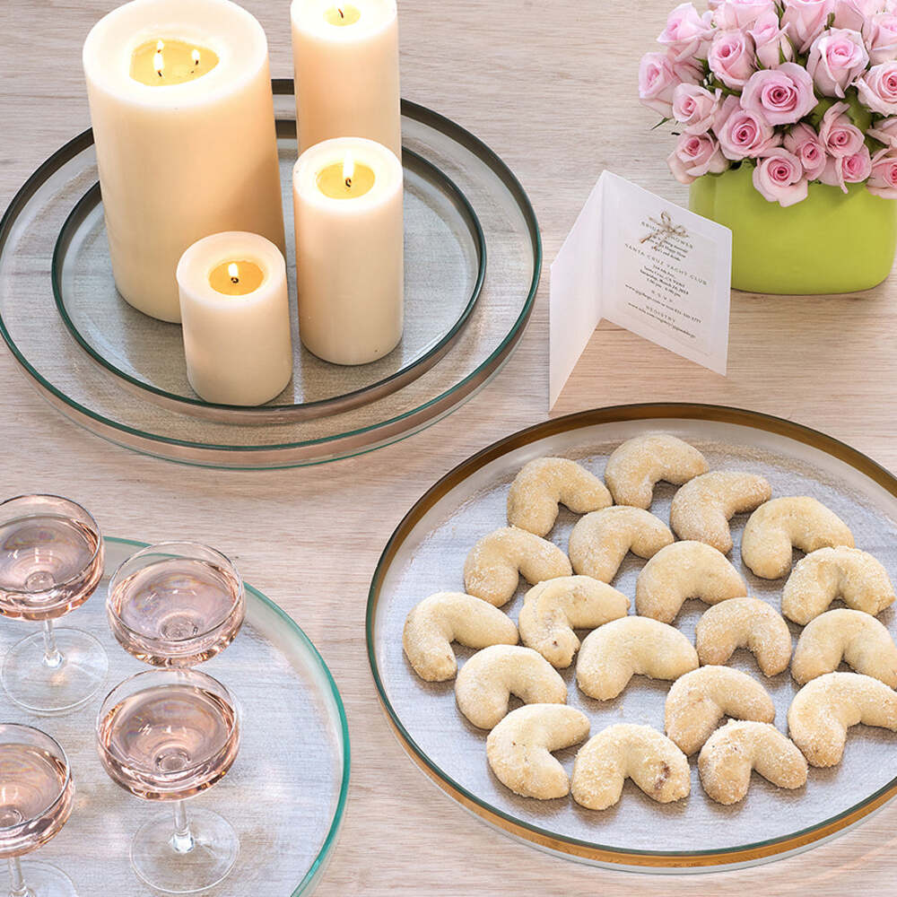 Mod 16" Round Platter by Annieglass Additional Image -2