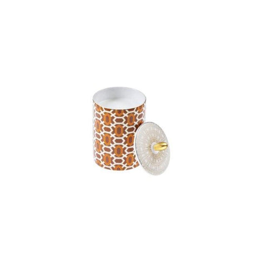 Mosaic Alhambra Orange Candle by Raynaud 1