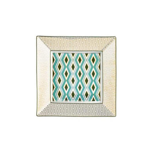 Mosaic Babylone Green Trinket Tray by Raynaud