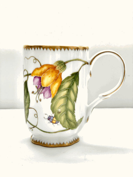 MU3 - Yellow Flower Mug by Anna Weatherley