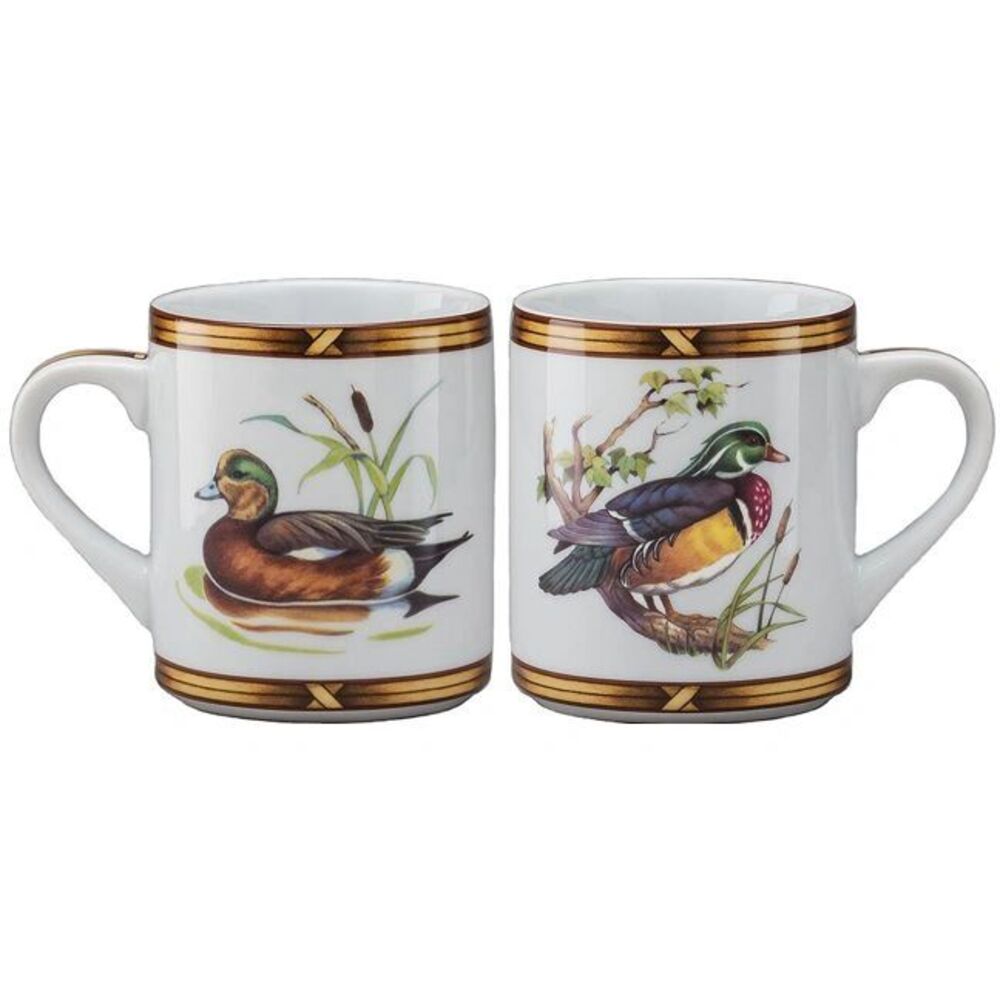 Mug Wood Duck / American Widgeon Game Birds by Julie Wear