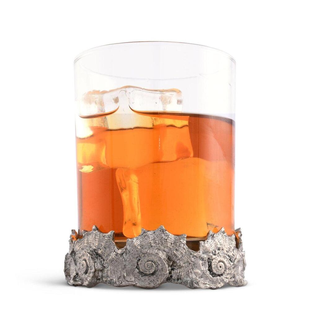 Nautilus Double Old Fashion Bar Glass by Vagabond House