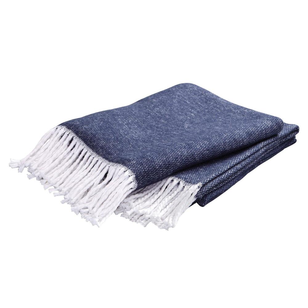 Navy Pezzo Throw by Simon Pearce