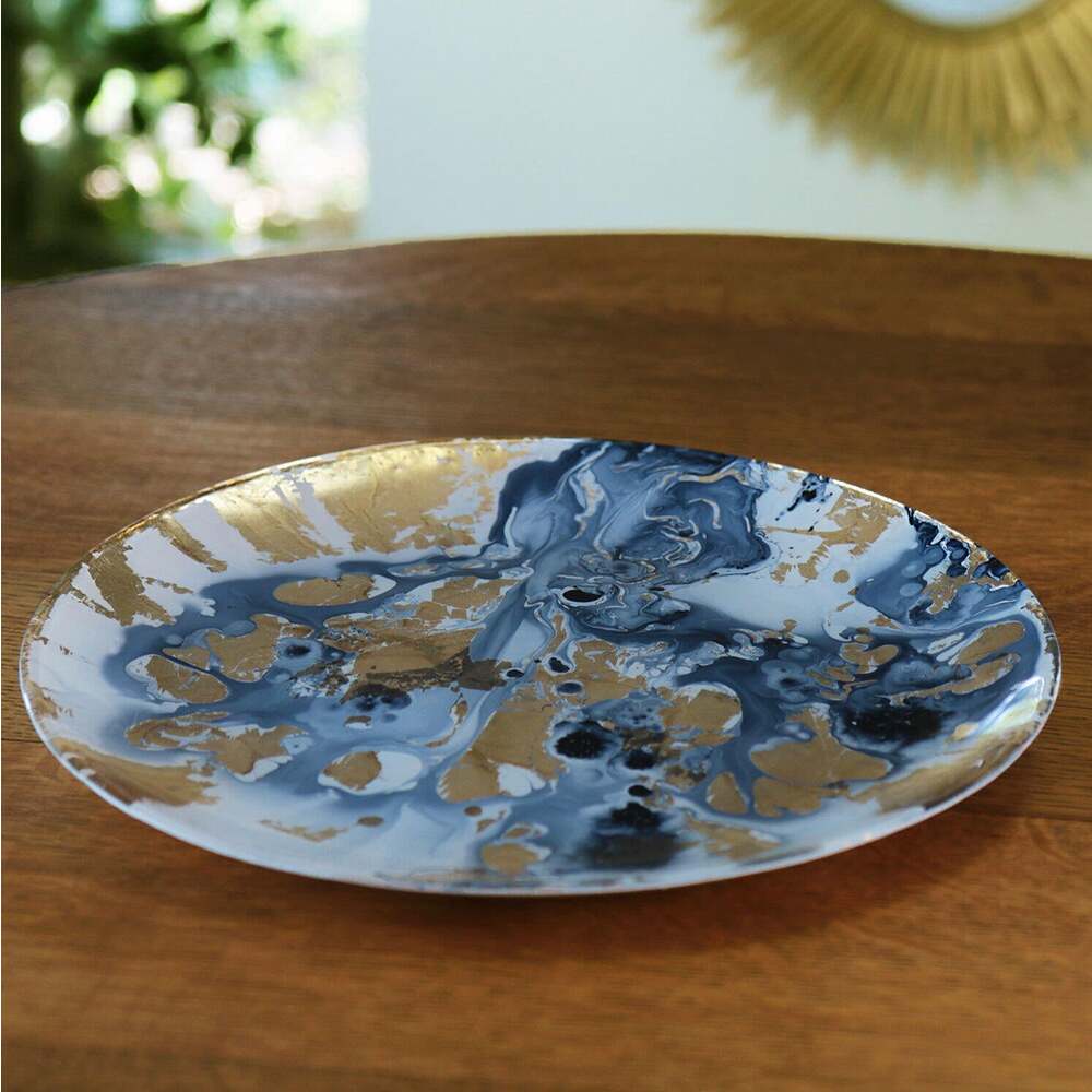 New Orleans Round Painted Platter by Beatriz Ball Additional Image 6