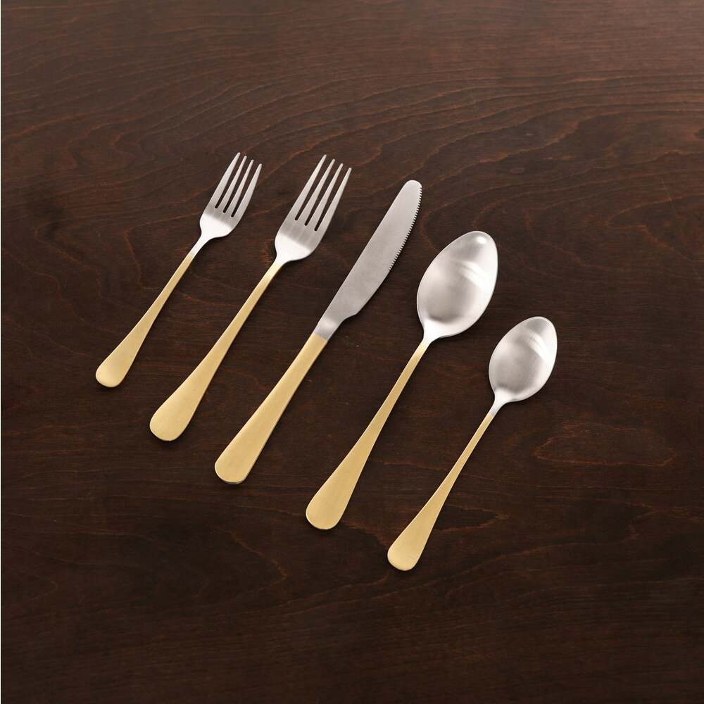 Vida Droplet Stainless Flatware Set of 5 by Beatriz Ball Additional Image 3