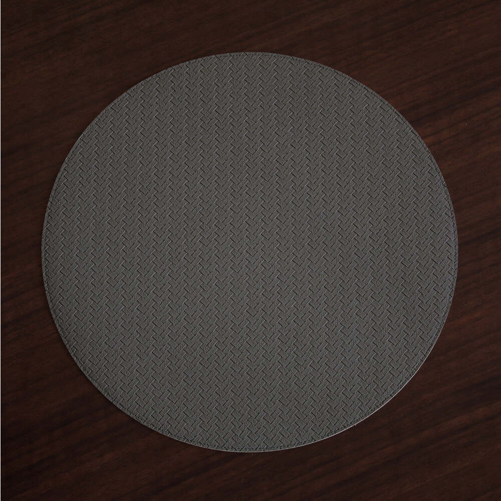 Vida Snakeskin Reversible 15" Round Placemats Set of 4 by Beatriz Ball Additional Image 2