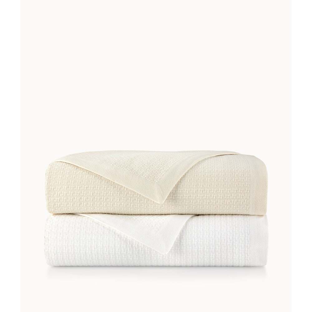 Newport Cotton Blanket by Peacock Alley 2