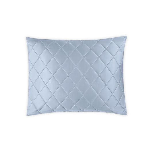 Nocturne Quilt Sham Hazy Blue Quilted Standard