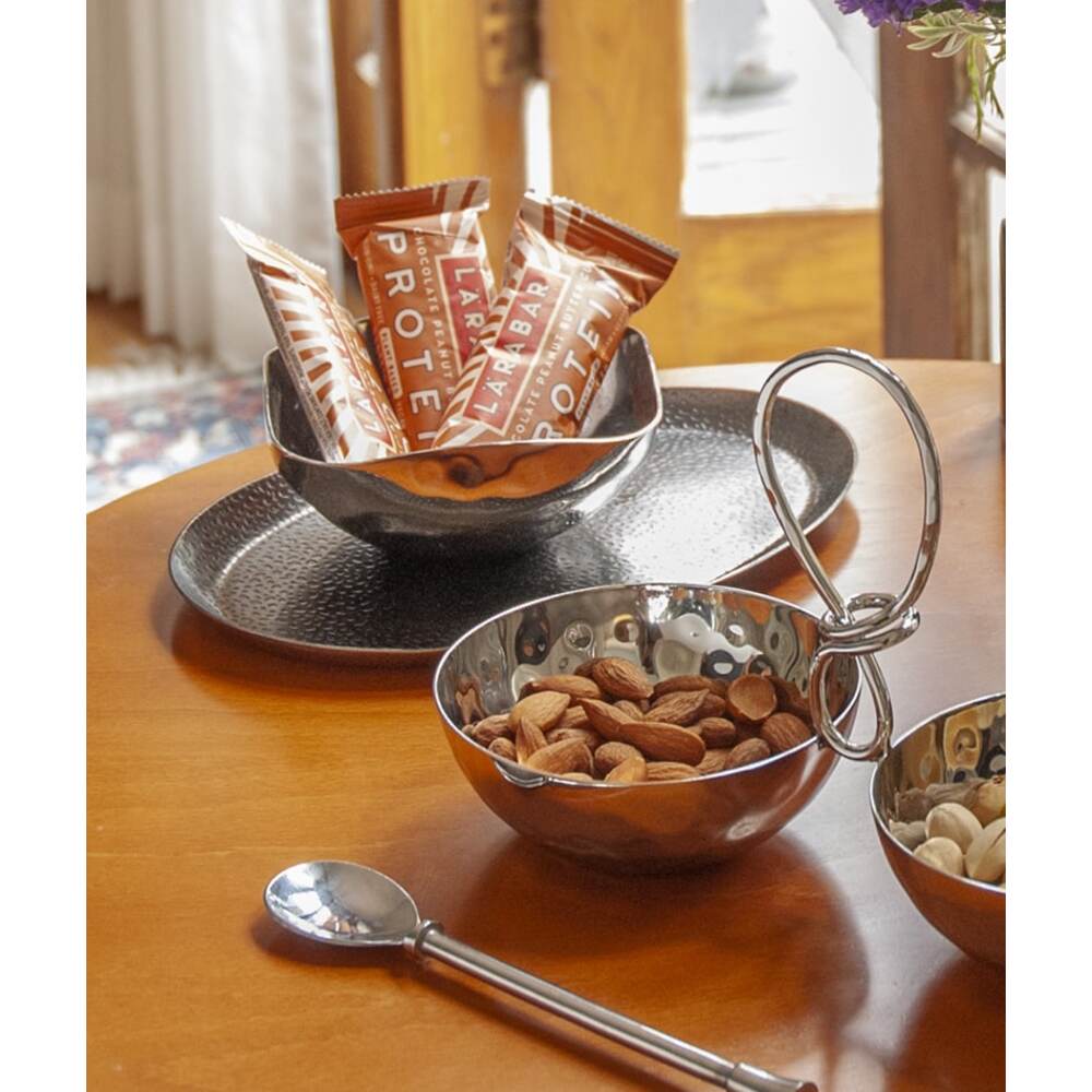 Northstar Oval Tray with Black Nickel 8 3/4" x 5 1/2" by Mary Jurek Design Additional Image -2