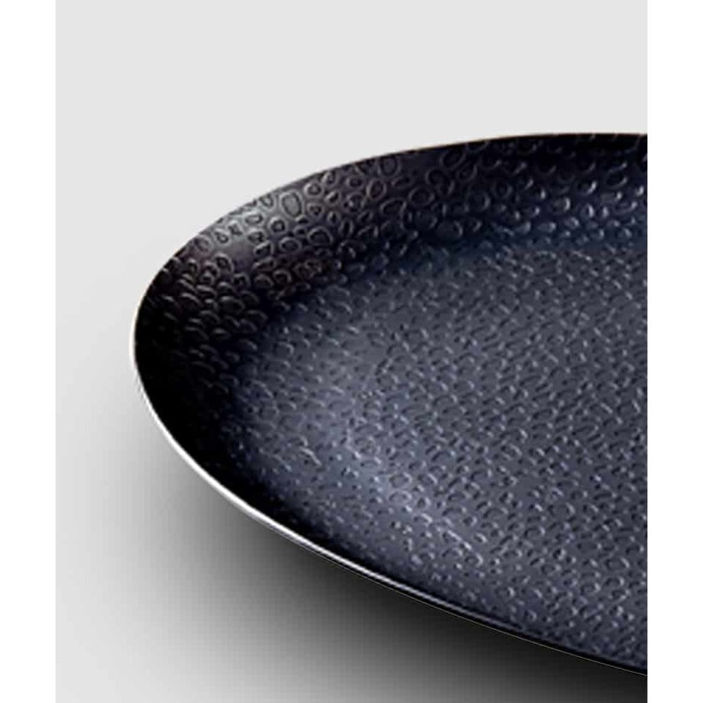 Northstar Oval Tray with Black Nickel 8 3/4" x 5 1/2" by Mary Jurek Design Additional Image -1