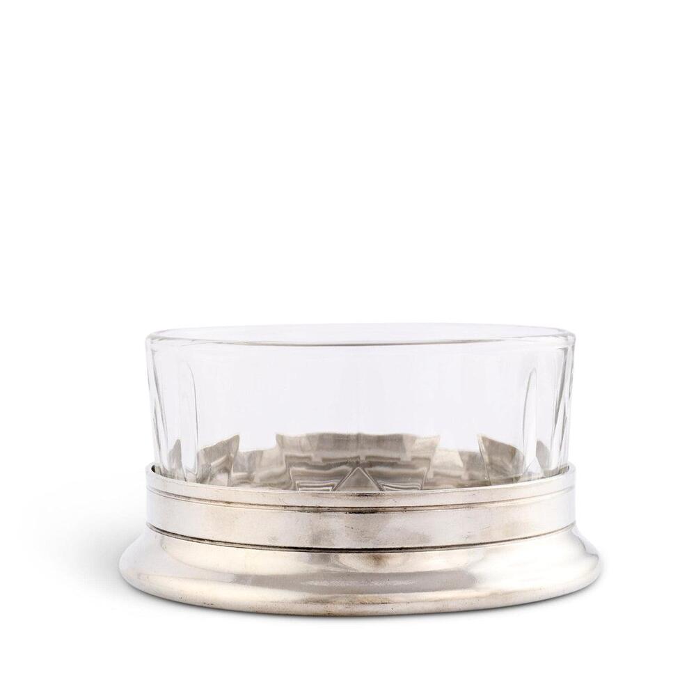 Nut Bowl Hatched Glass by Vagabond House 2