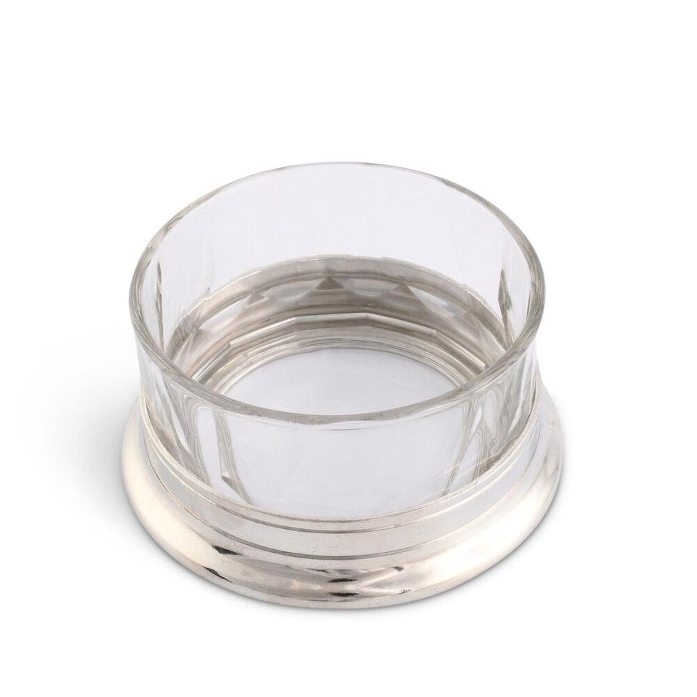 Nut Bowl Hatched Glass by Vagabond House 3