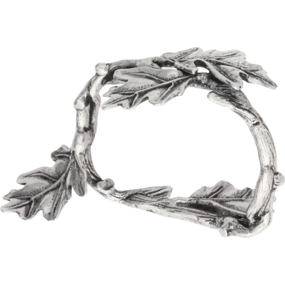 Oak Branch Pewter Napkin Ring by Vagabond House