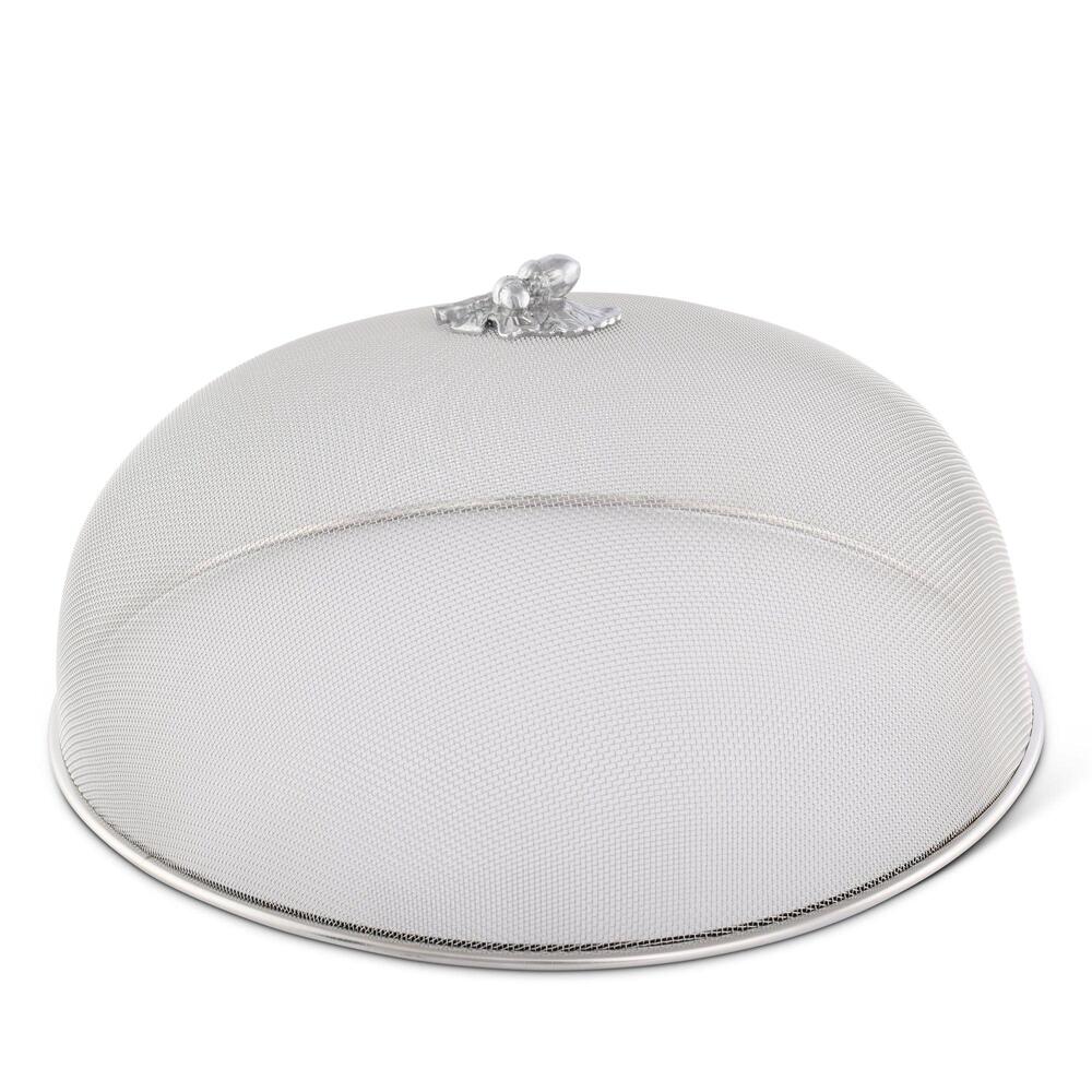 Oak Leaf / Acorn 16" Diameter Stainless Mesh Picnic Cover by Arthur Court Designs