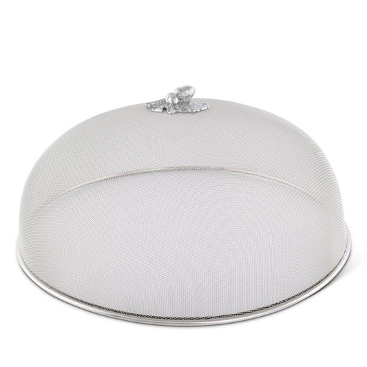 Oak Leaf / Acorn 16" Diameter Stainless Mesh Picnic Cover by Arthur Court Designs