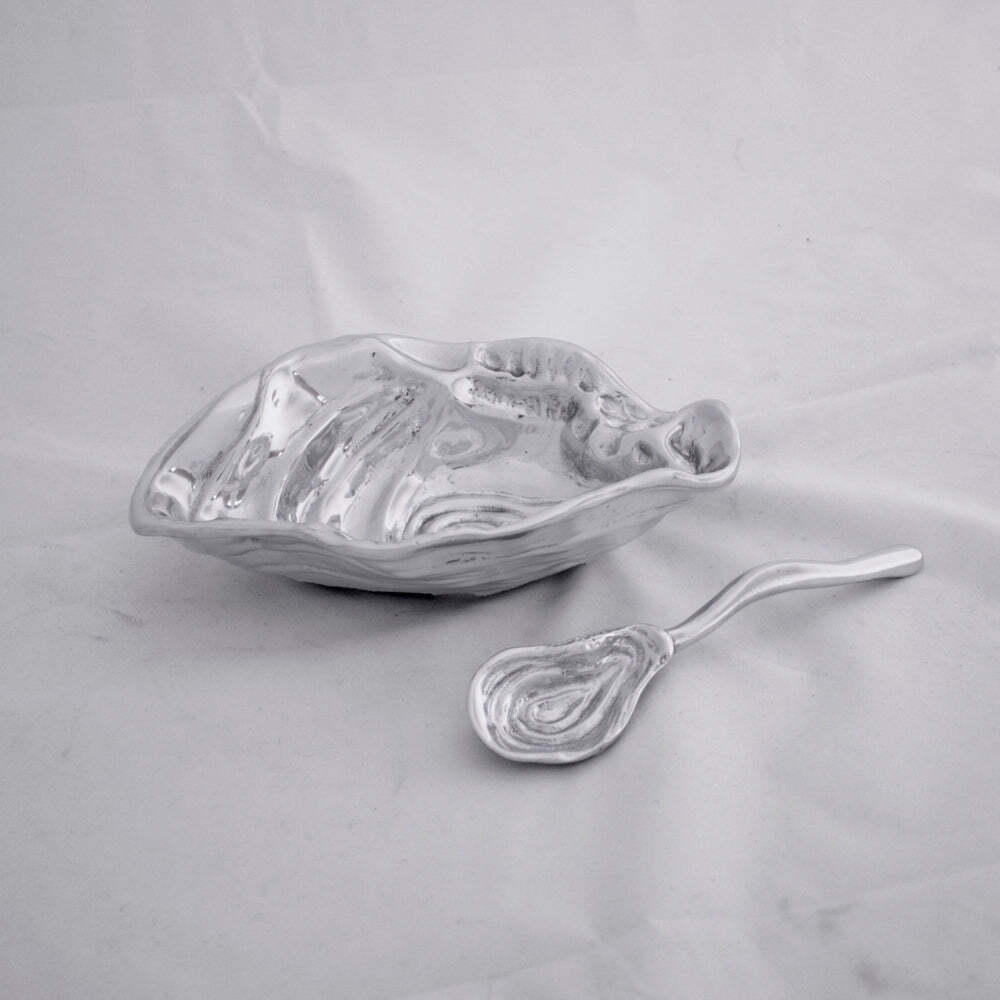 Ocean Oyster Small Bowl with Spoon by Beatriz Ball 1