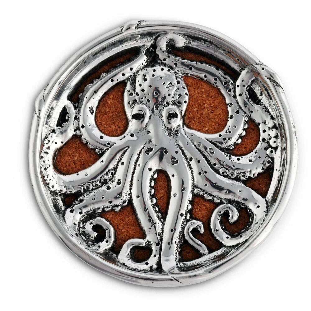 Octopus Drink Coaster Set of 4 by Arthur Court Designs 3