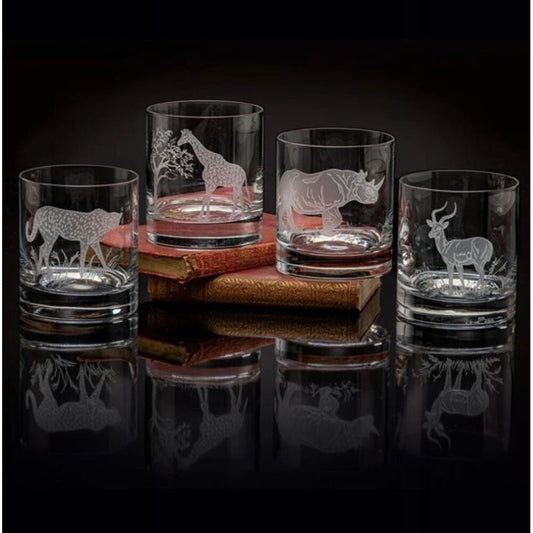 Old Fashion Glasses I (4) Safari by Julie Wear
