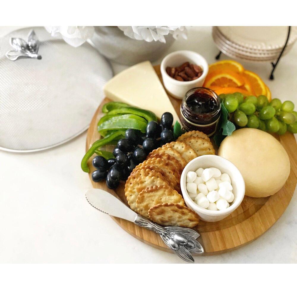 Olive 3 Piece Picnic Cheese Board / Spreader by Arthur Court Designs 4