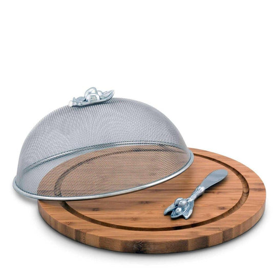 Olive 3 Piece Picnic Cheese Board / Spreader by Arthur Court Designs