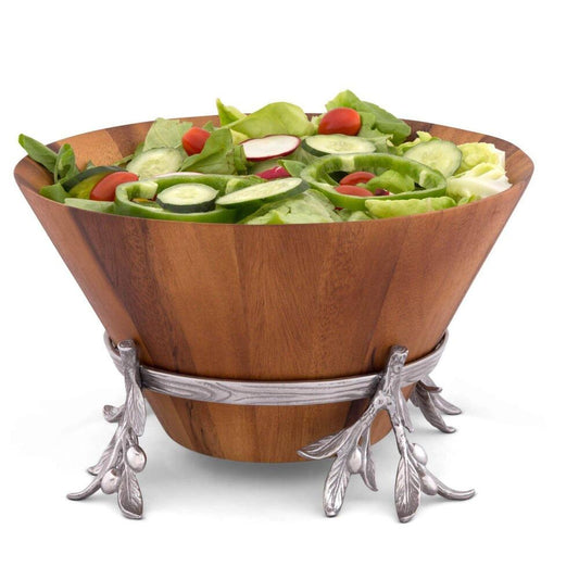 Olive Wood Salad Bowl by Arthur Court Designs