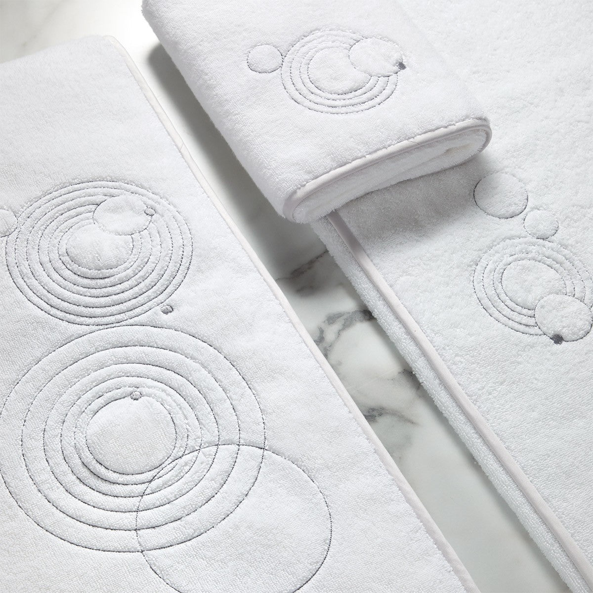 Ondes Bath Towels by Yves Delorme