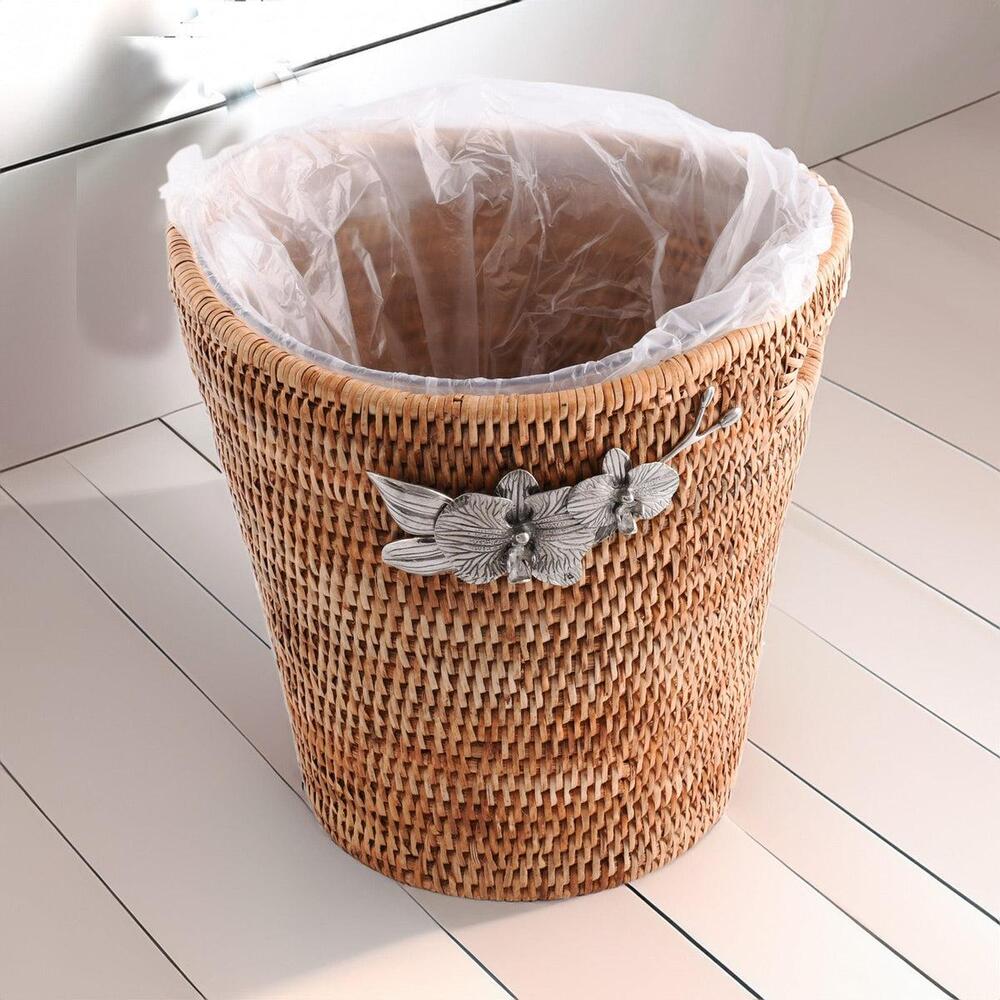 Orchids Hand Woven Wicker Rattan Champagne / Ice Bucket by Vagabond House 6