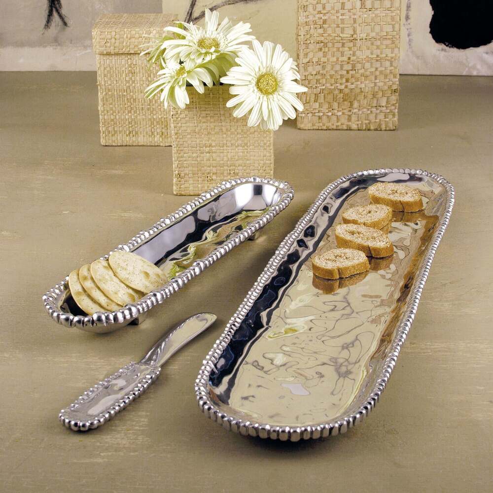 Organic Pearl Large Long Baguette Platter by Beatriz Ball 2