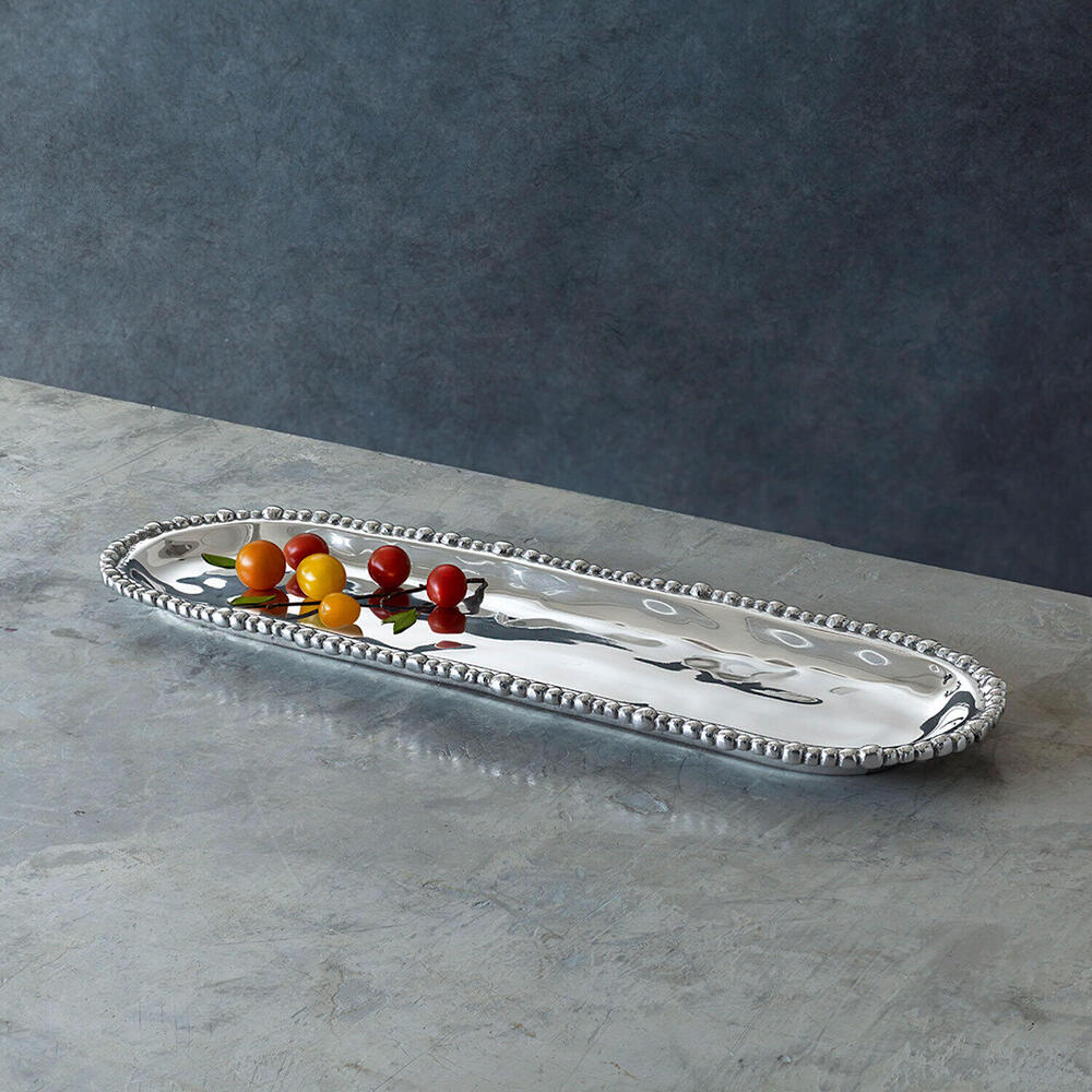 Organic Pearl Large Long Baguette Platter by Beatriz Ball 3