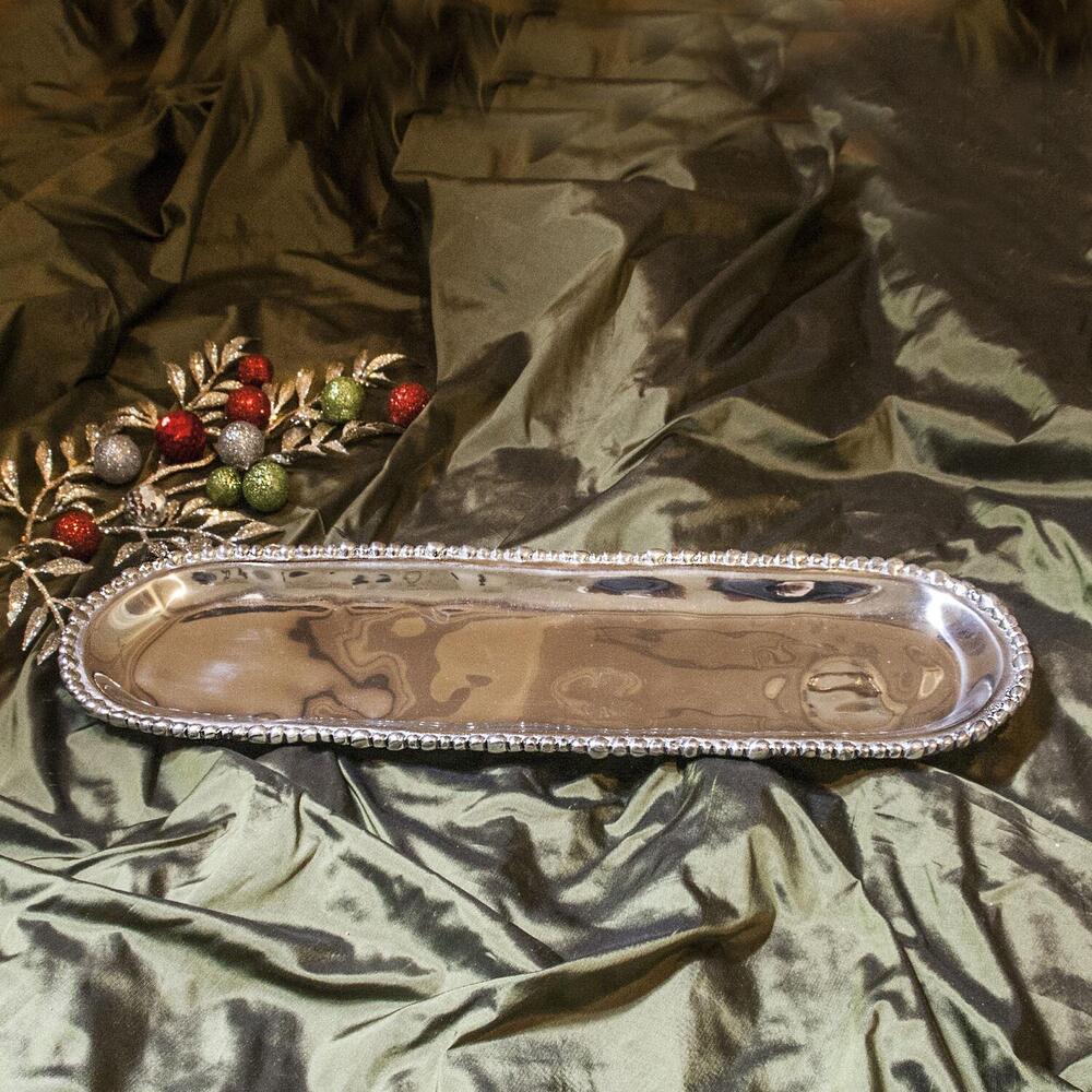 Organic Pearl Large Long Baguette Platter by Beatriz Ball 4