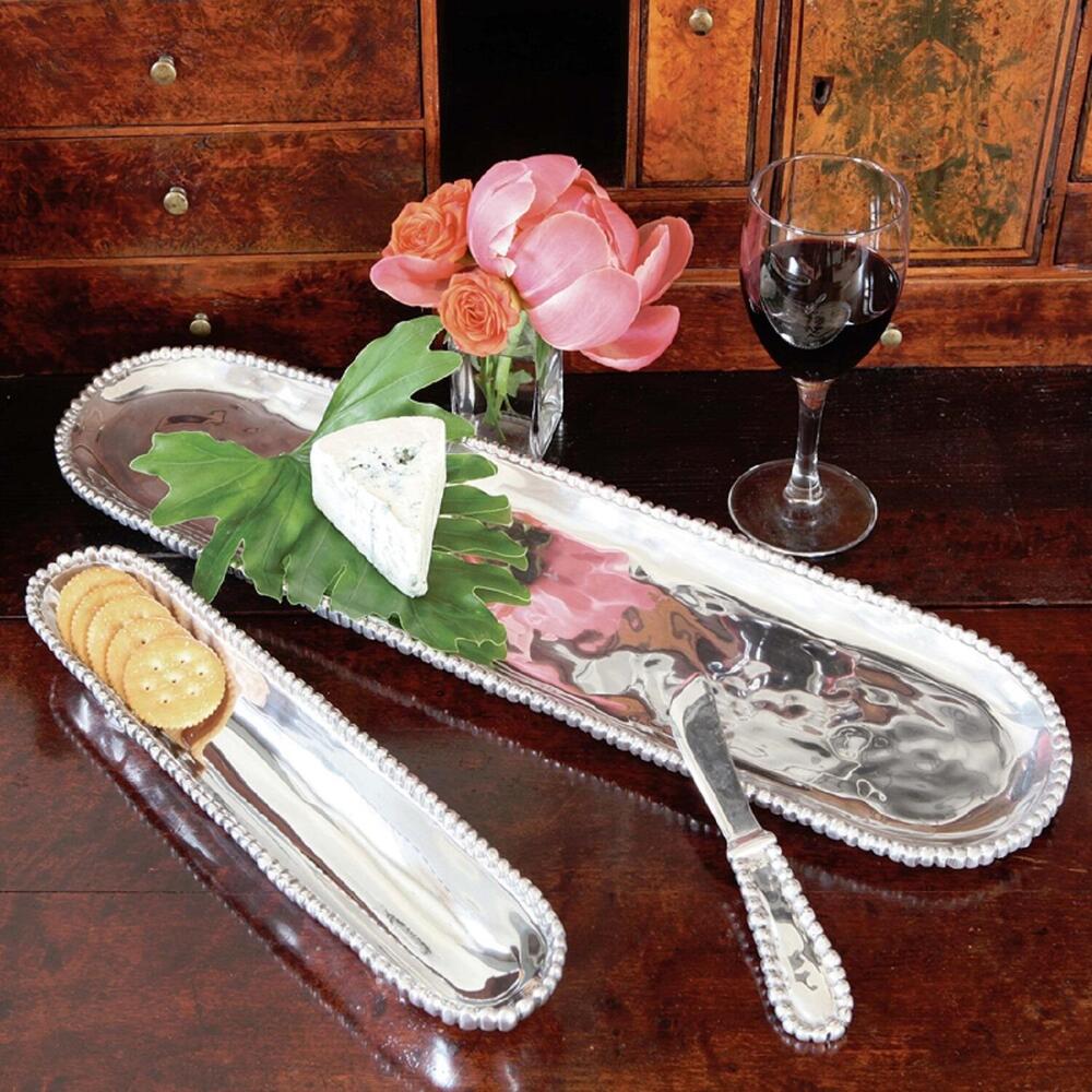 Organic Pearl Large Long Baguette Platter by Beatriz Ball 5
