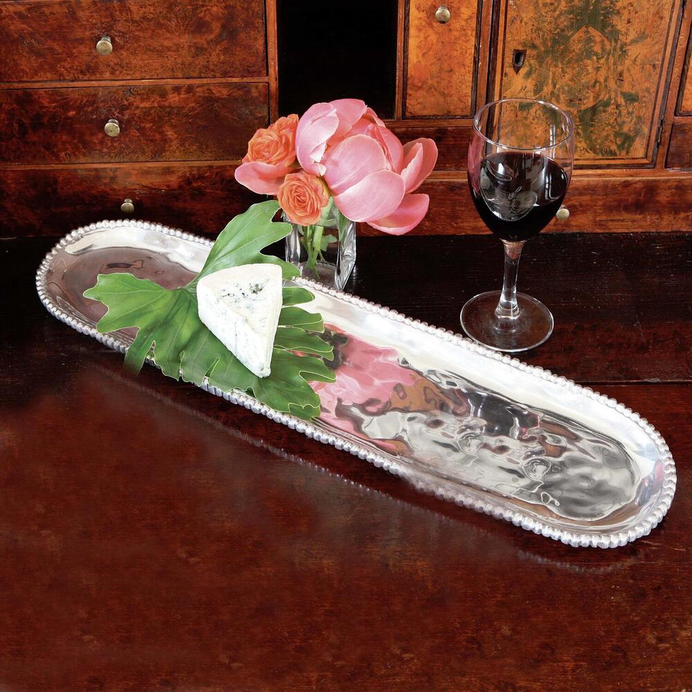 Organic Pearl Large Long Baguette Platter by Beatriz Ball 6