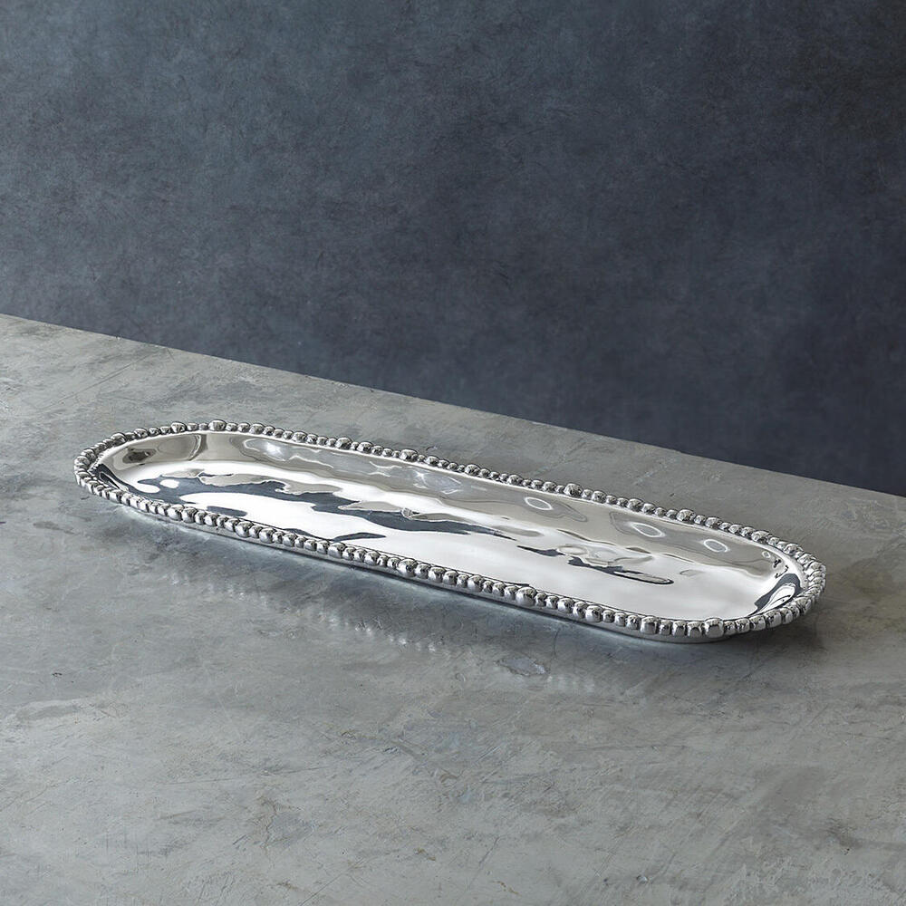 Organic Pearl Large Long Baguette Platter by Beatriz Ball