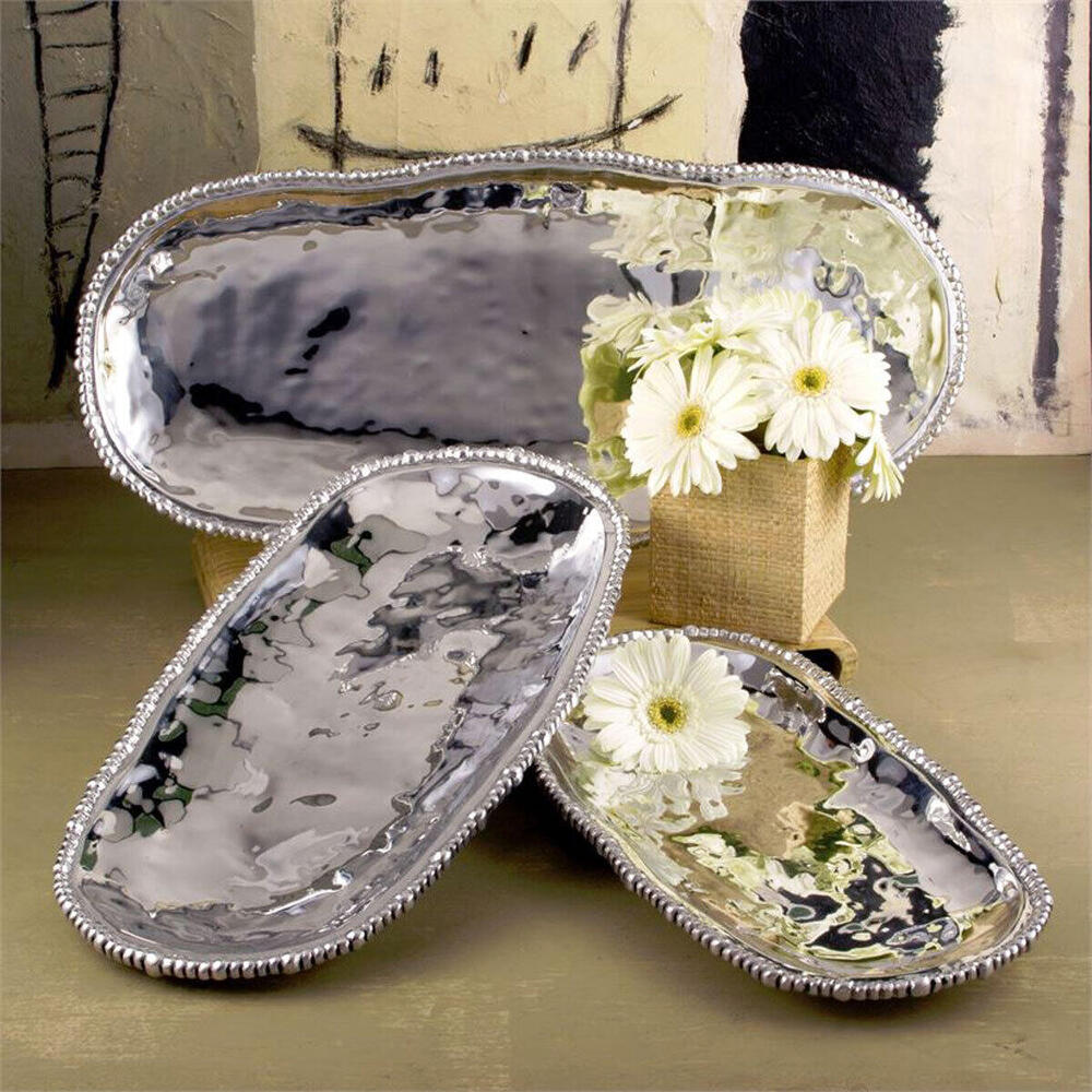 Organic Pearl Nova Small Oval Platter by Beatriz Ball 3
