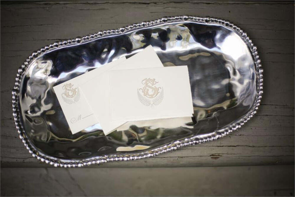 Organic Pearl Nova Small Oval Platter by Beatriz Ball 4