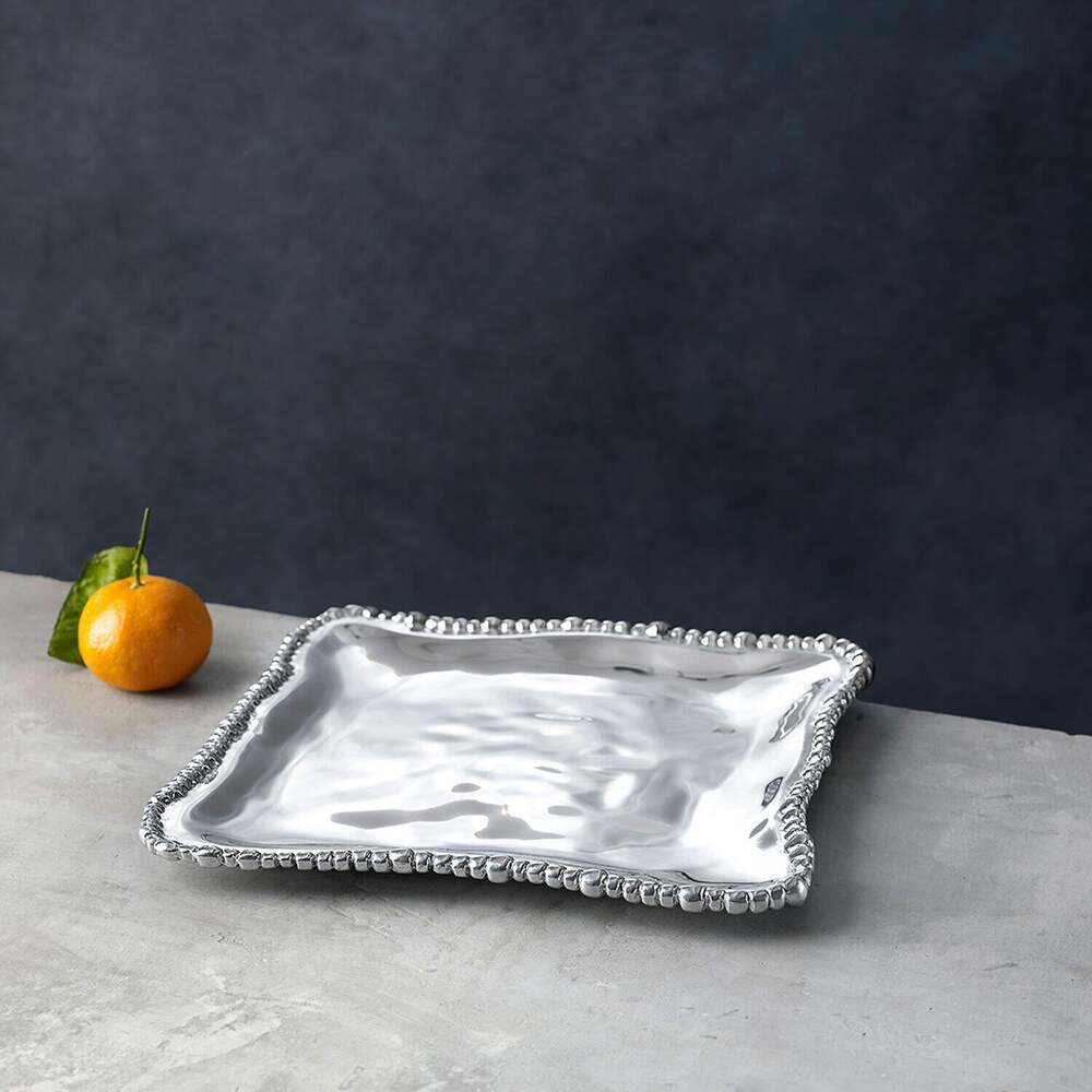 Organic Pearl Nova Small Square Platter by Beatriz Ball 2