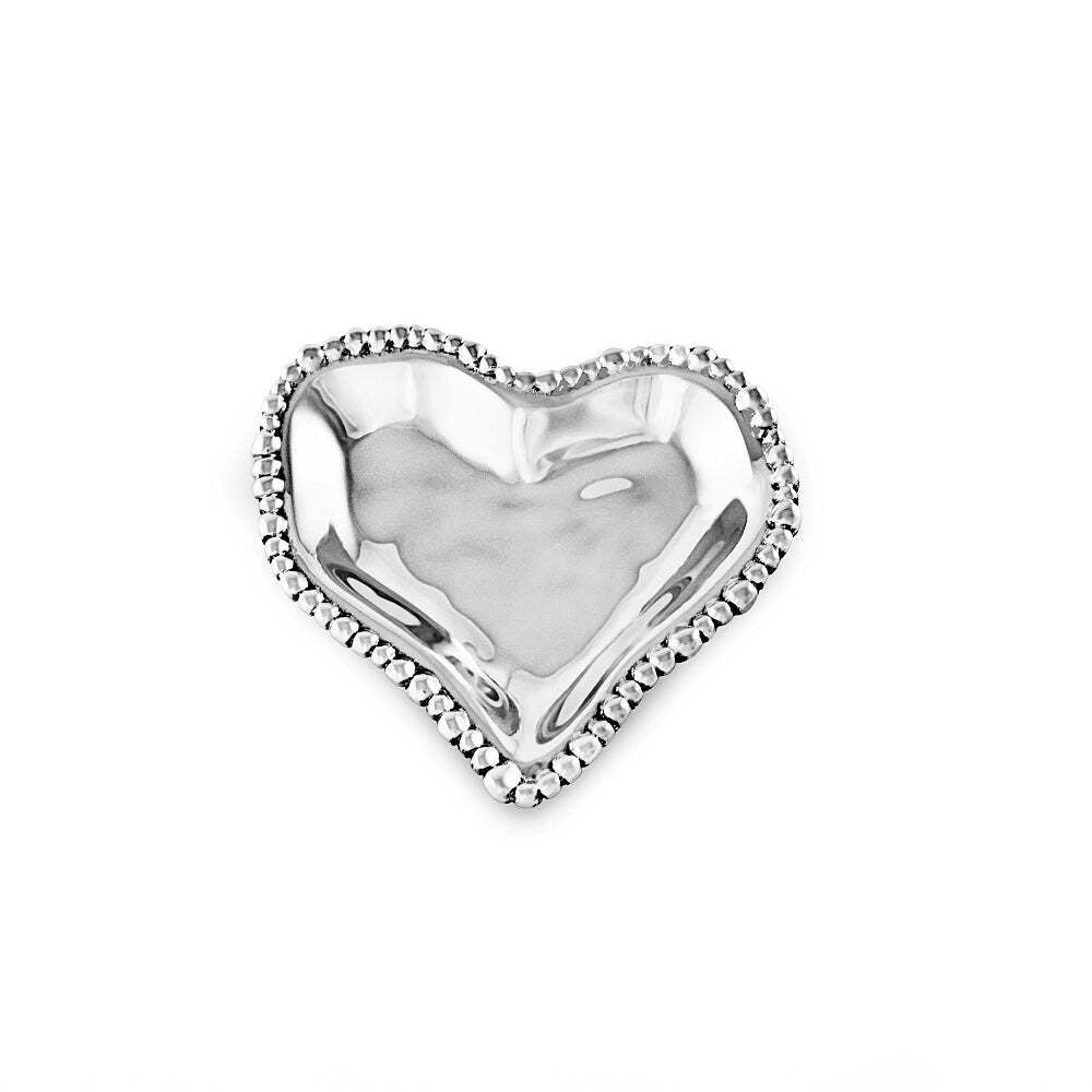 Organic Pearl Small Heart Platter by Beatriz Ball 1
